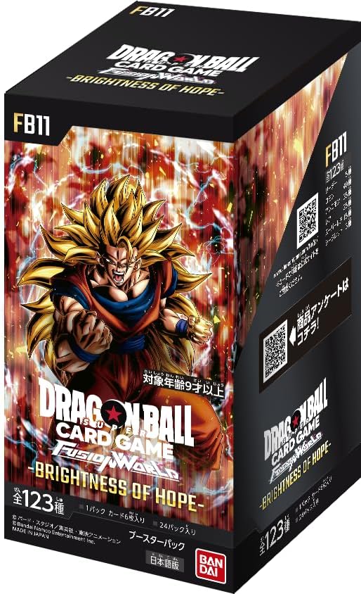 Booster Box FB11 | Brightness of Hope | Fusion World | DRAGON BALL | Japanese