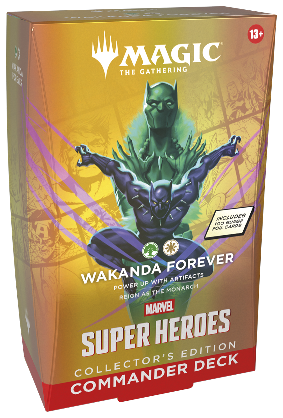 Marvel Super Heroes Collector's Edition Commander Deck - Wakanda Forever | MAGIC: THE GATHERING | English