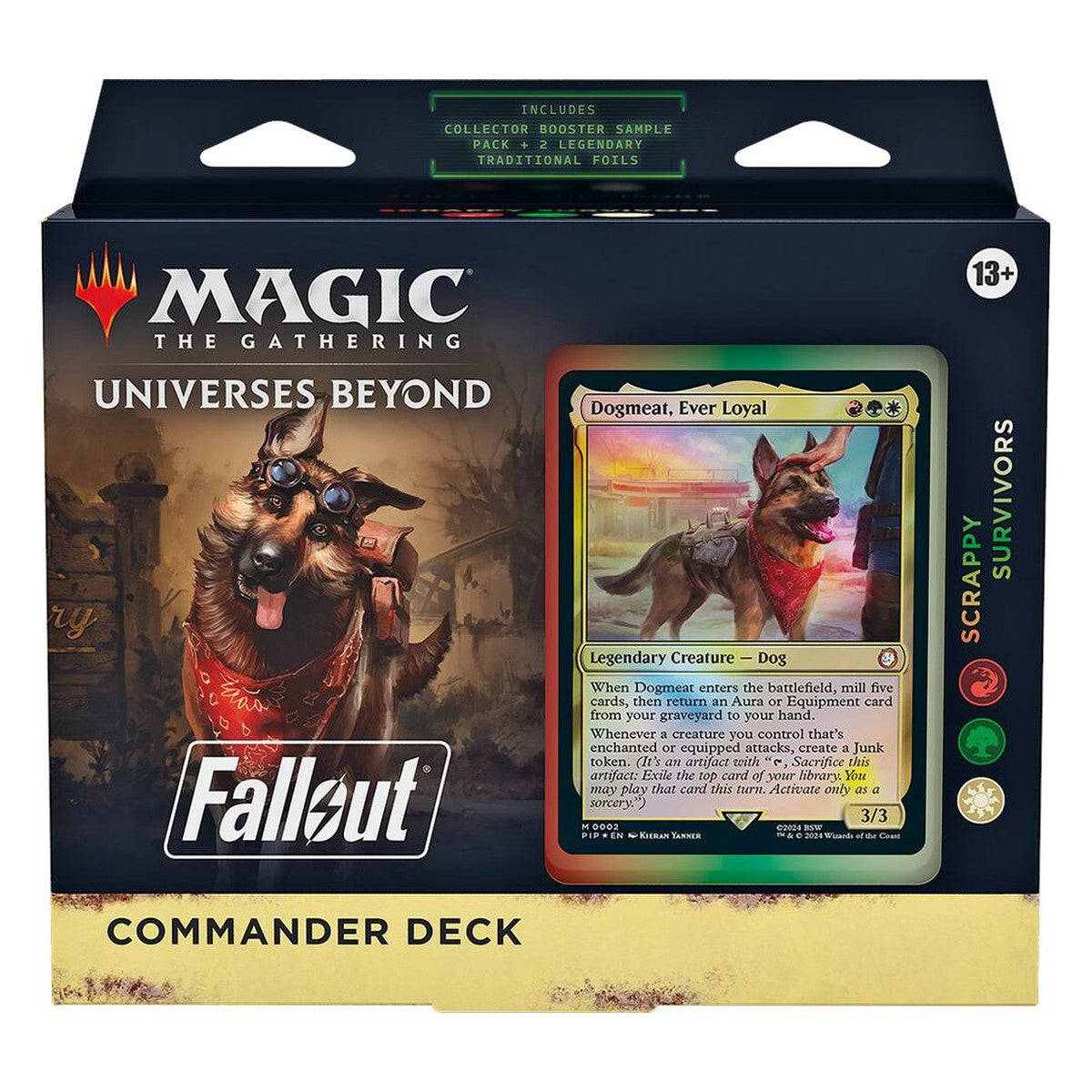 Fallout Commander Deck - Scrappy Survivors | MAGIC: THE GATHERING | English