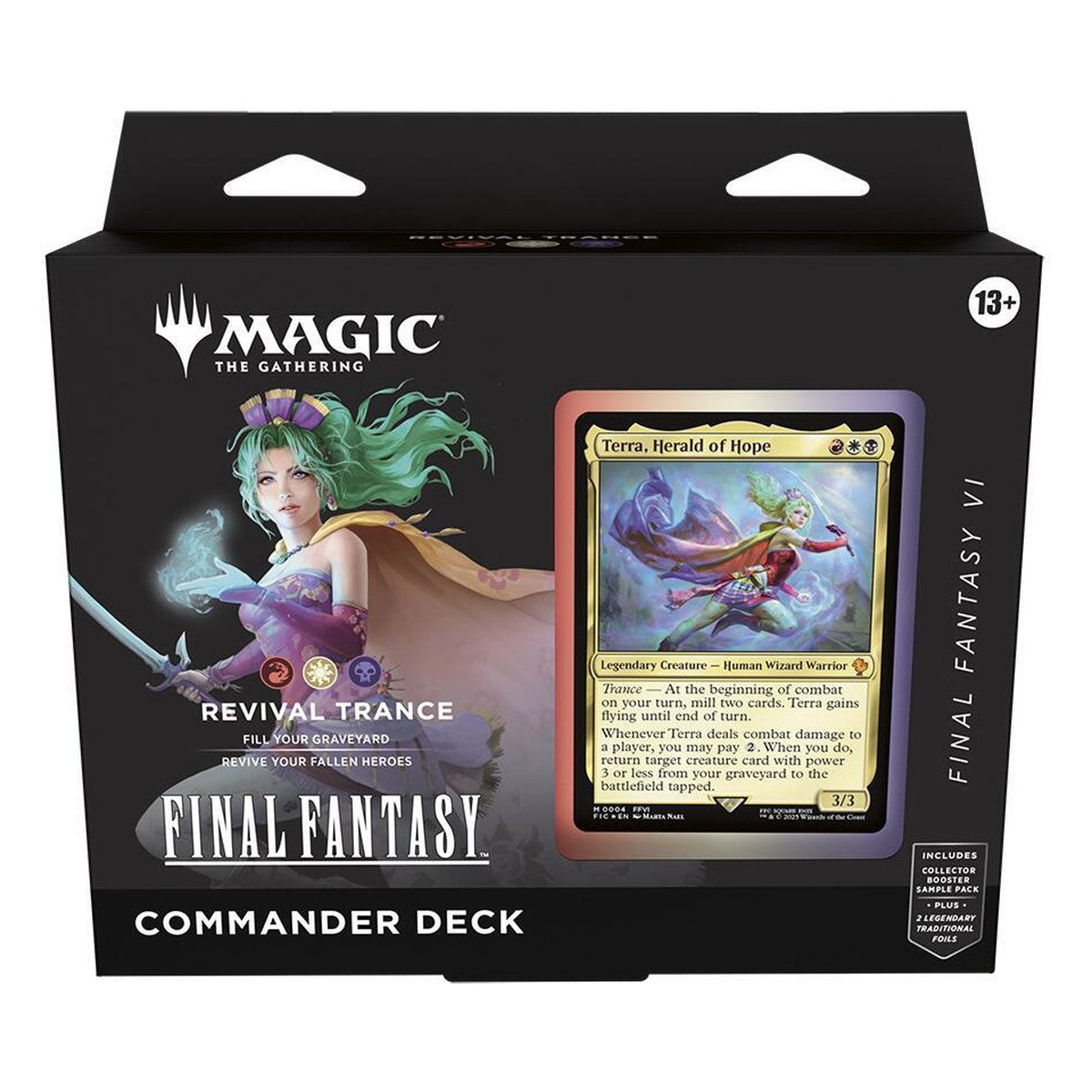 FINAL FANTASY Commander Deck - FINAL FANTASY VI Revival Trance | MAGIC: THE GATHERING | English