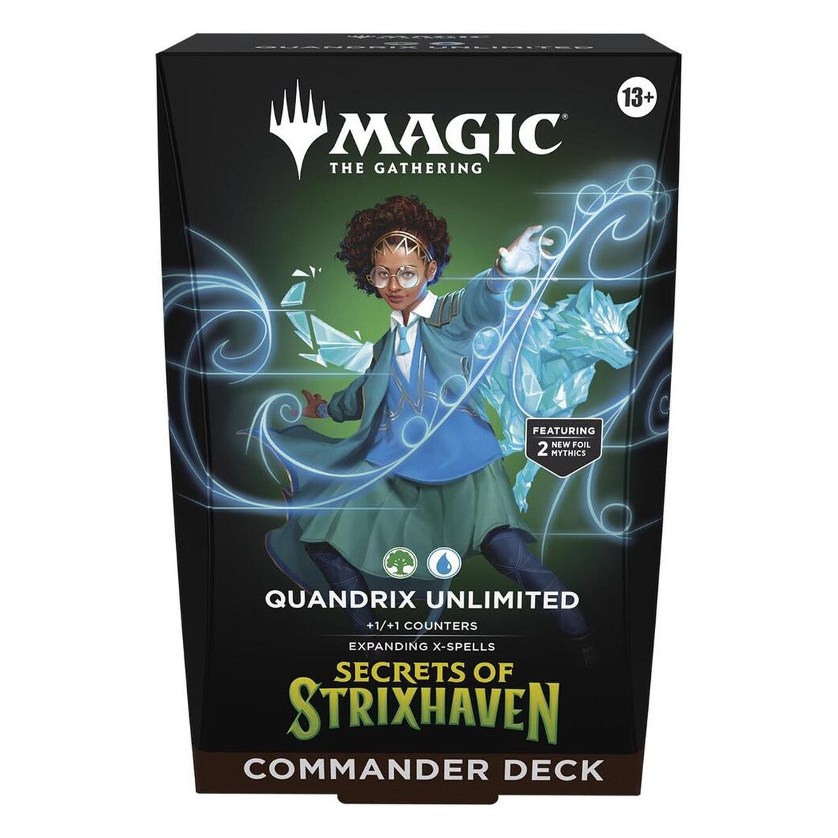 Secrets of Strixhaven Commander Deck - Quandrix Unlimited | MAGIC: THE GATHERING | English