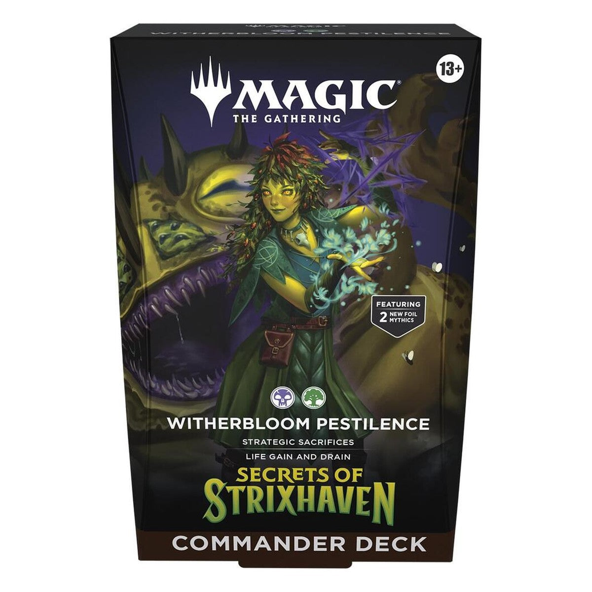 Secrets of Strixhaven Commander Deck - Witherbloom Pestilence | MAGIC: THE GATHERING | English