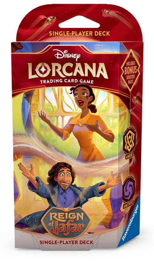 Reign of Jafar Starter Deck - Amber & Amethyst | DISNEY LORCANA | English