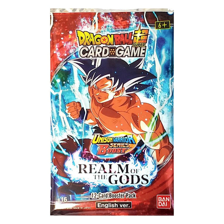 B-16 Booster Pack | Realm of the Gods | DRAGON BALL | English