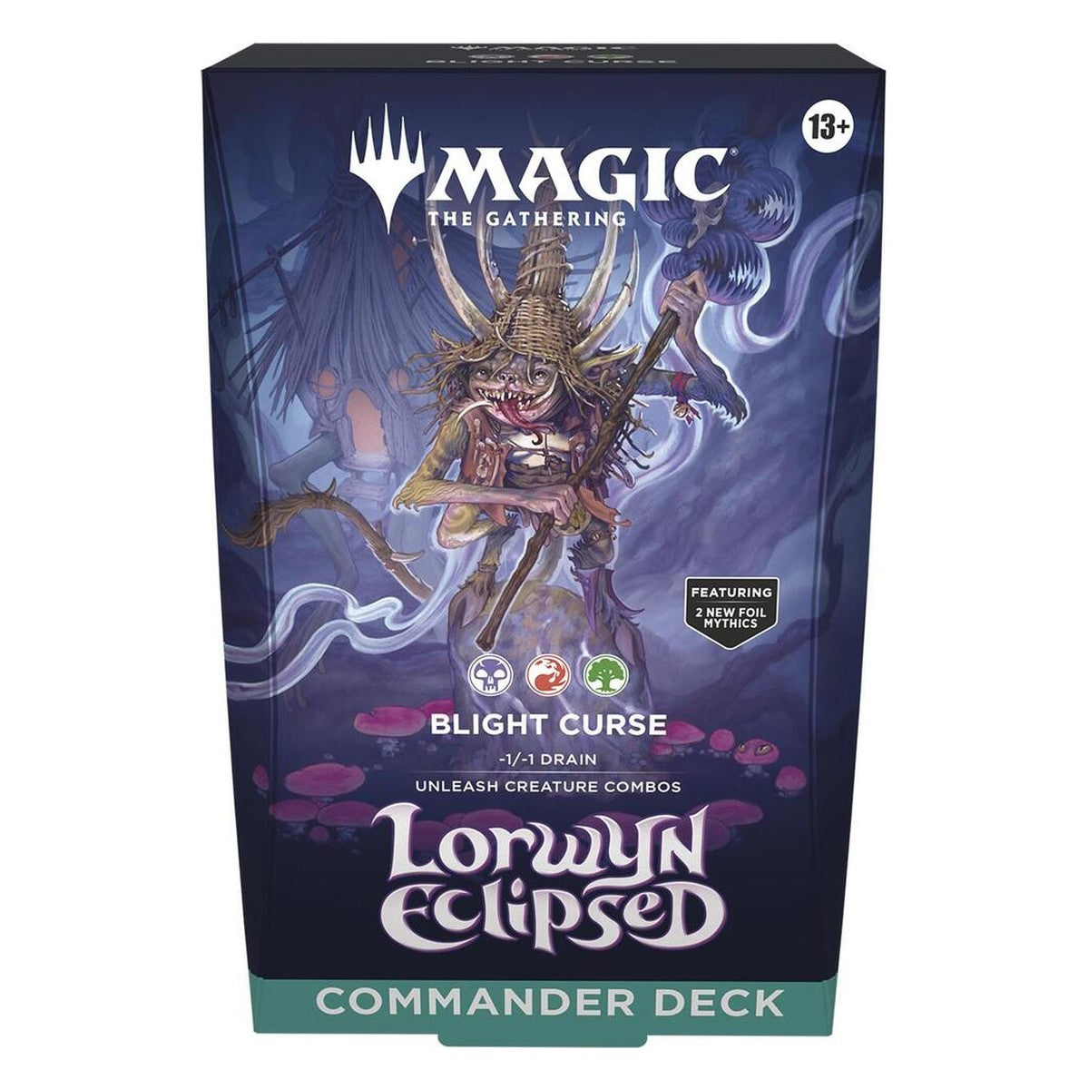 Lorwyn Eclipsed Commander Deck - Blight Curse | MAGIC: THE GATHERING | English