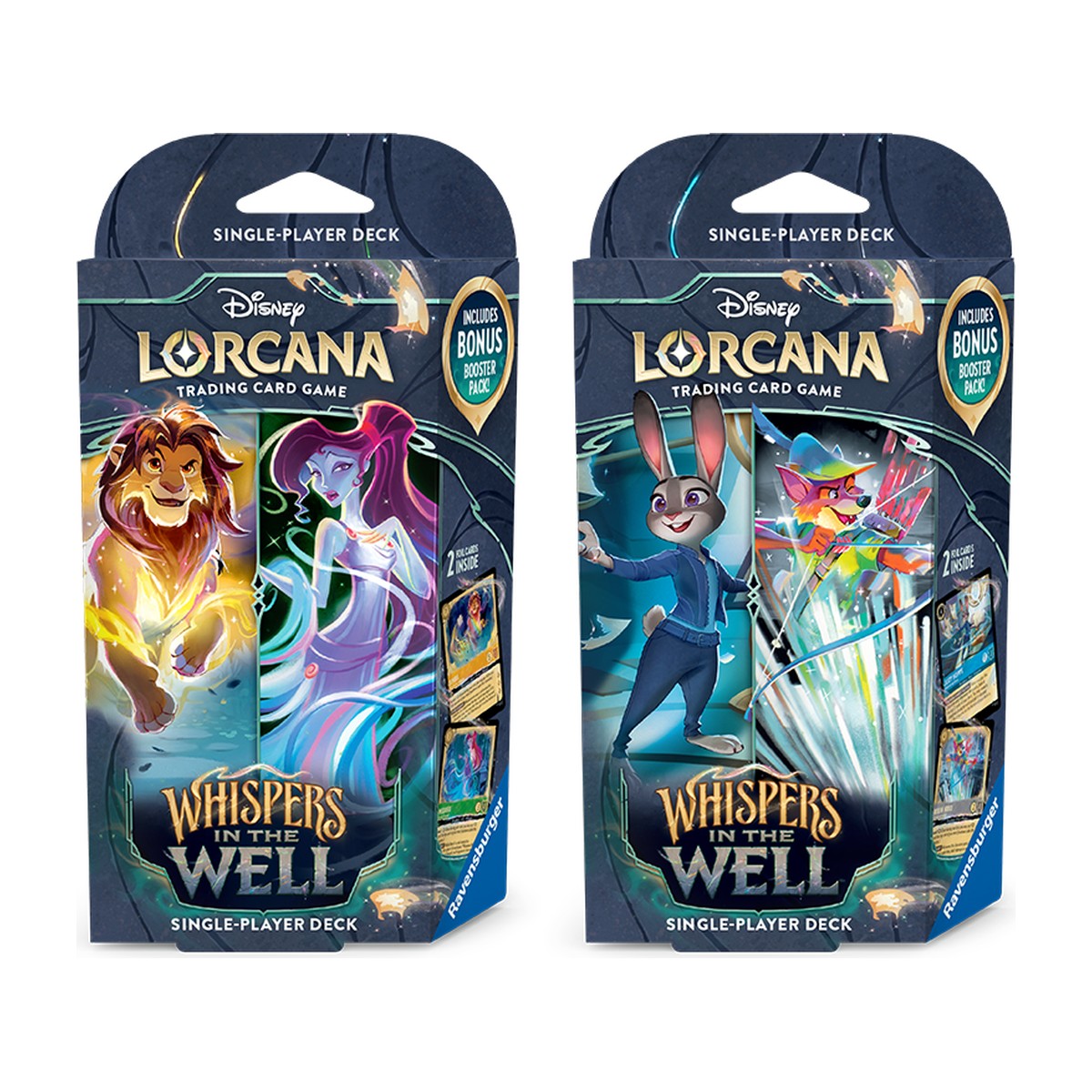 Whispers in the Well Starter Deck - Sapphire & Steel (Judy Hopps & Robin Hood) | DISNEY LORCANA | English