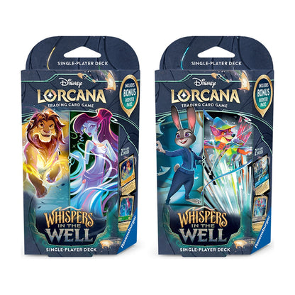 Whispers in the Well Starter Deck - Sapphire & Steel (Judy Hopps & Robin Hood) | DISNEY LORCANA | English