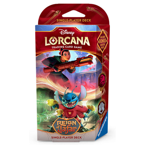 Reign of Jafar Starter Deck - Ruby & Steel | DISNEY LORCANA | English