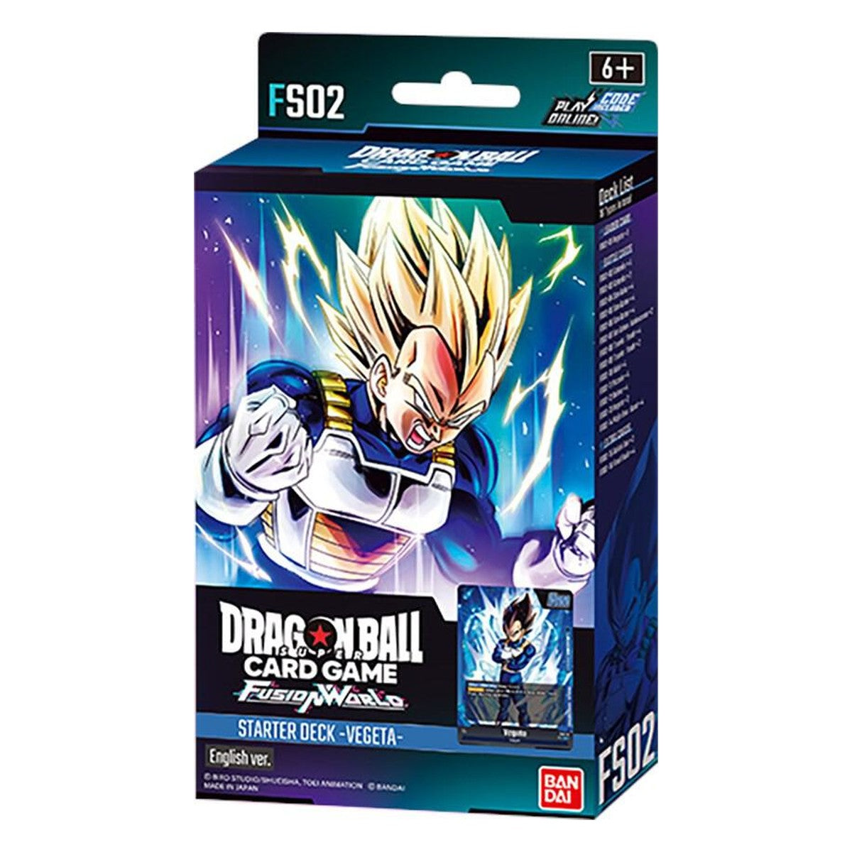 Starter Deck -Vegeta- [FS02] | Fusion World | DRAGON BALL | English