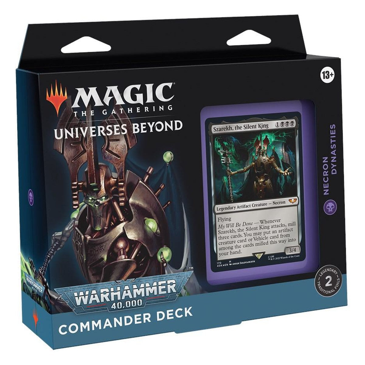 Warhammer 40,000 Commander Deck - Necron Dynasties | MAGIC: THE GATHERING | English